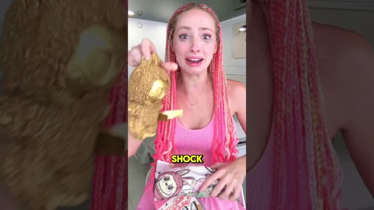 El labubu más pequeño del mundo: ¡el exclusivo labubu dorado!