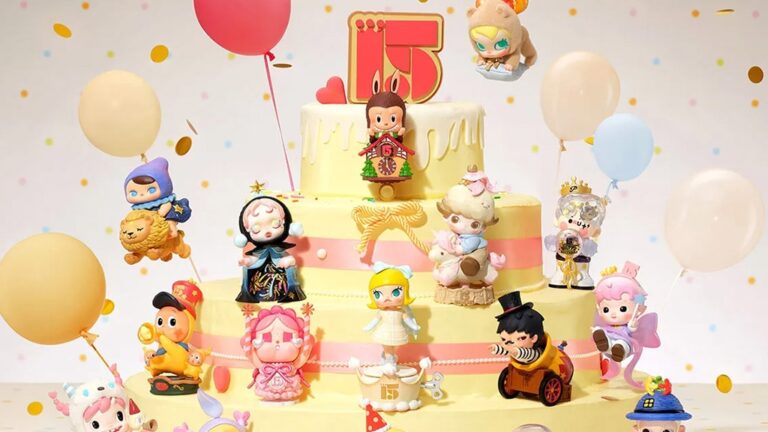Pop mart celebrates 15 years with new collectibles