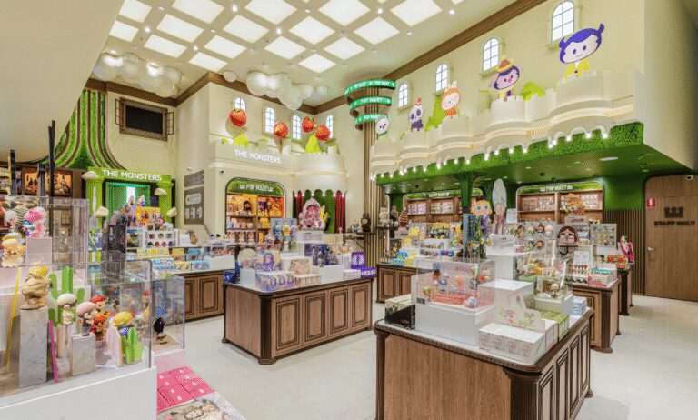 Pop mart has just opened one of its biggest labubu