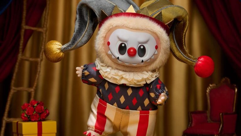 Pop mart's halloween 'why so serious' blind box features labubu