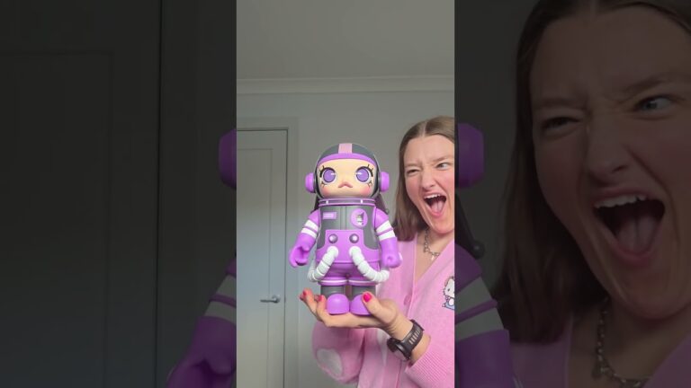 I finally got her #popmart #unboxing #miniso #labubu #viral #blindbox