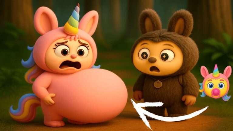 😱 LABUBU UNICORNIO EMBARAZADA…¡y un BEBÉ ES MALVADO! | Labubu