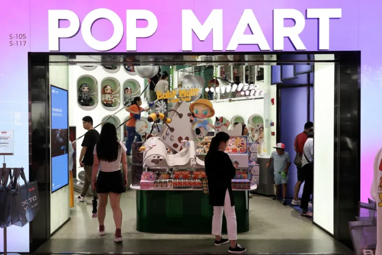 Pop Mart shares fall after live-streaming incident about pricing Pop Mart shares fall after live streaming incident about pricing